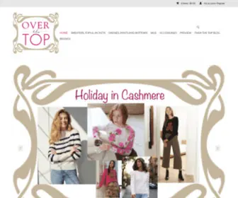 Shopoverthetop.com(Over the Top) Screenshot