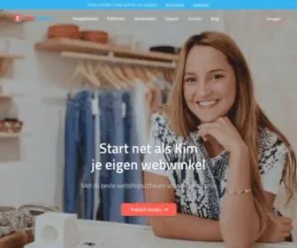 Shoppagina.nl(Jouw eigen webshop begint hier) Screenshot