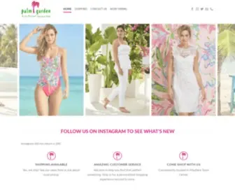 ShoppalmGarden.com(Shop Lilly Pulitzer's resort wear for women) Screenshot