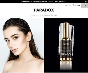 Shopparadox.com(Effective Clean Beauty Products) Screenshot