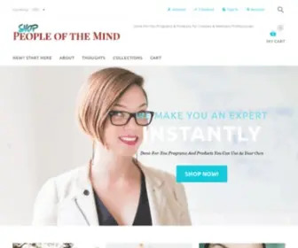 Shoppeopleofthemind.com(Shop People Of The Mind) Screenshot