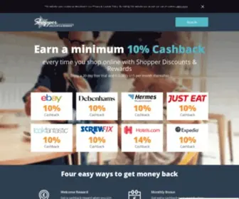 Shopperdiscountsandrewards.co.uk(Shopper Discounts & Rewards) Screenshot
