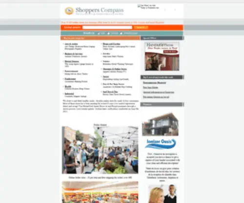 Shoppers-Compass.com(Shoppers Compass) Screenshot