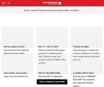 Shoppersdrugmart.ca(Shop Cosmetics) Screenshot