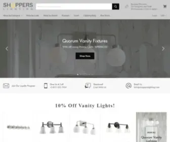 Shopperslighting.com(Shoppers Lighting) Screenshot