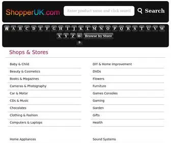 Shopperuk.com(Enjoy Shopping Online At Your Favourite Shops & Stores In The UK) Screenshot