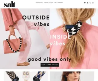 Shoppesalt.com(The Original Handwoven Bag Strap) Screenshot