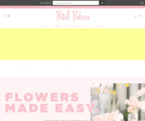 Shoppetalpushers.com(Petal Pushers) Screenshot