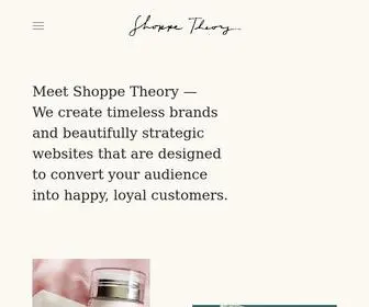 Shoppetheory.com(Shoppe Theory) Screenshot