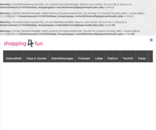 Shopping-4-Fun.de(Tolle Angebote) Screenshot