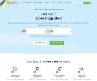 Shopping-Cart-Migration.com(Automated Shopping Cart Migration Service) Screenshot