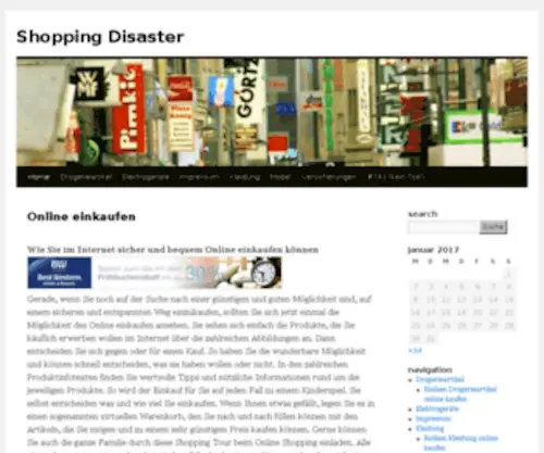 Shopping-Disaster.com(Shopping Disaster) Screenshot