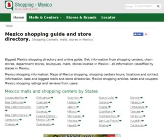 Shopping-Mexico.com(Mexico shopping guide and store directory) Screenshot