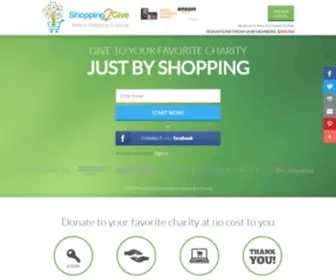 Shopping2Give.com(Shopping 2 Give) Screenshot