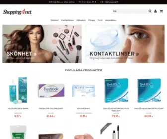Shopping4Net.biz(Kontaktlinser bläckpatroner linser) Screenshot