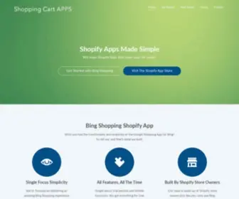 Shoppingcartapps.com(People Friendly Shopify Apps) Screenshot