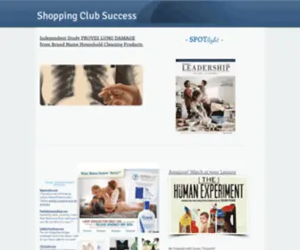 Shoppingclubsuccess.com(Home) Screenshot