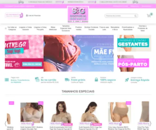 Shoppingdagestante.com.br(CONFIANCA PARA SEU MEDICO o melhor para voce e seu bebe) Screenshot