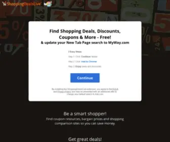 Shoppingdealslive.com(Shoppingdealslive) Screenshot