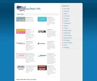 Shoppingdealsusa.com(Shopping Deals USA) Screenshot