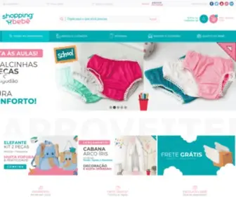 Shoppingdobebe.com.br(Mais que uma Loja de Bebê Online) Screenshot