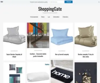 Shoppinggate.dk(Find gode tilbud på alt bolig tilbehør) Screenshot