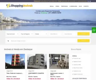 Shoppingimoveis.imb.br(Imobiliária Itapema Imóveis à venda Meia Praia SC. Imóveis à venda e aluguel de temporada) Screenshot