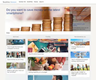 Shoppinginsider.uk.com(The best saving tips) Screenshot