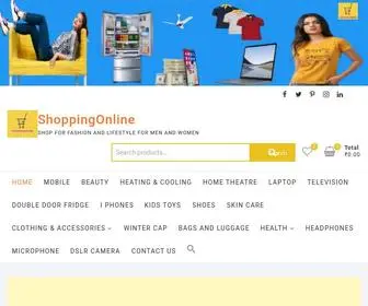 Shoppingonline.org.in(Shop for fashion and lifestyle for men and women) Screenshot