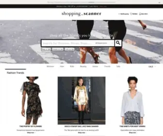 Shoppingscanner.co.uk(Clothing & Accessories for Women) Screenshot