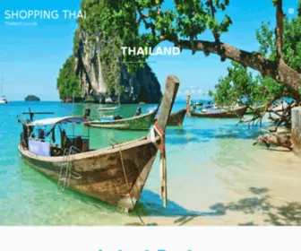 Shoppingthai.com(Thailand Shopping Mall for Thai Products) Screenshot