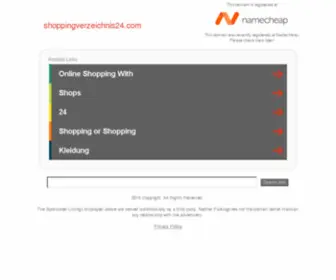 ShoppingVerzeichnis24.com(Shoppen in) Screenshot