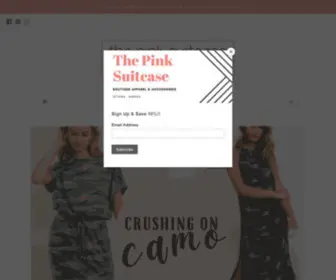 Shoppinksuitcase.com(The Pink Suitcase) Screenshot