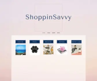 Shoppinsavvy.com(HOME) Screenshot