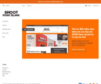 Shoppointblank.com(Shoot Point Blank Shop) Screenshot