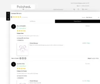 Shoppolished.com(S clothing boutique and online store) Screenshot