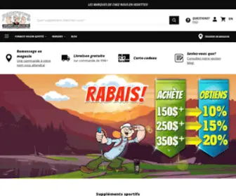 Shoppopeyes.com(Suppléments sportifs) Screenshot