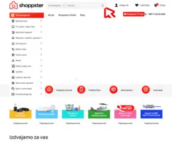 Shoppster.rs(Najveća online i TV prodavnica) Screenshot