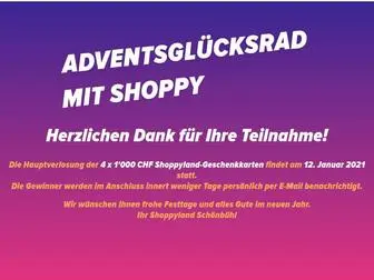 Shoppygluecksrad.ch(ADVENTSGLÜCKSRAD) Screenshot