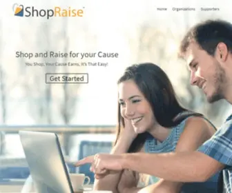 Shopraise.com(Shop for your cause) Screenshot