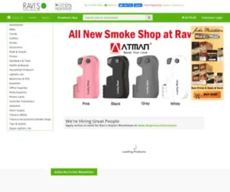 Shopravis.com(Ravis Import Warehouse) Screenshot