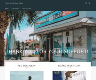 Shopreddogsurf.com(Shop Red Dog Surf) Screenshot