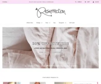 Shopresurrection.com(Women's Fashion Trends) Screenshot