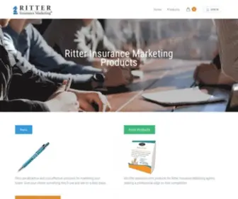 Shopritterim.com(Ritter Insurance Marketing Products) Screenshot