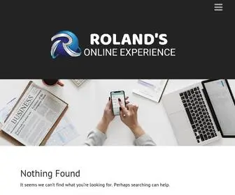 Shoprolands.com(Roland's Online Experience) Screenshot