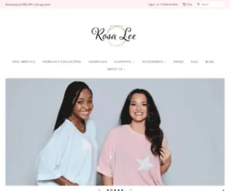 Shoprosalee.com(Rosa Lee Boutique) Screenshot