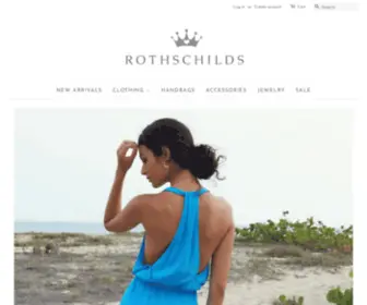 Shoprothschilds.com(ROTHSCHILDS) Screenshot