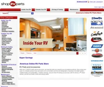 ShoprvParts.com(RV Parts and Supplies) Screenshot