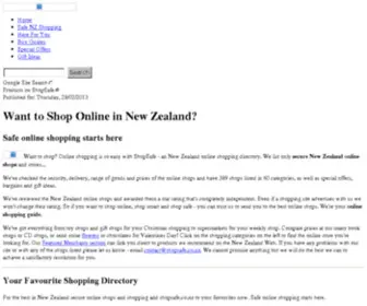 Shopsafe.co.nz(Listed on Shopsafe Australia by Ozbizweb) Screenshot