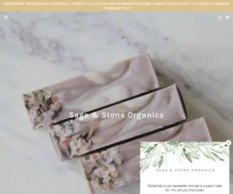 Shopsageandstone.com(Sage & Stone Organics) Screenshot